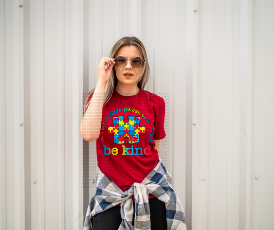 in a world where you can be anything be kind