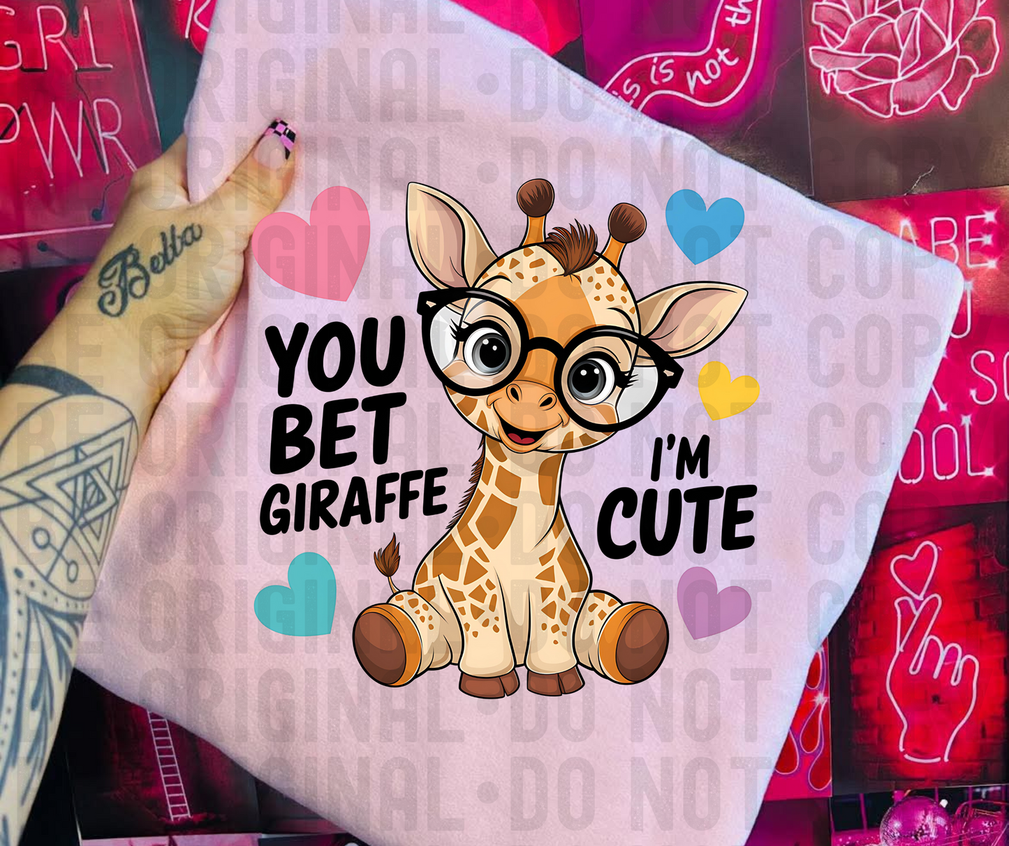 You bet Giraffe I'm cute