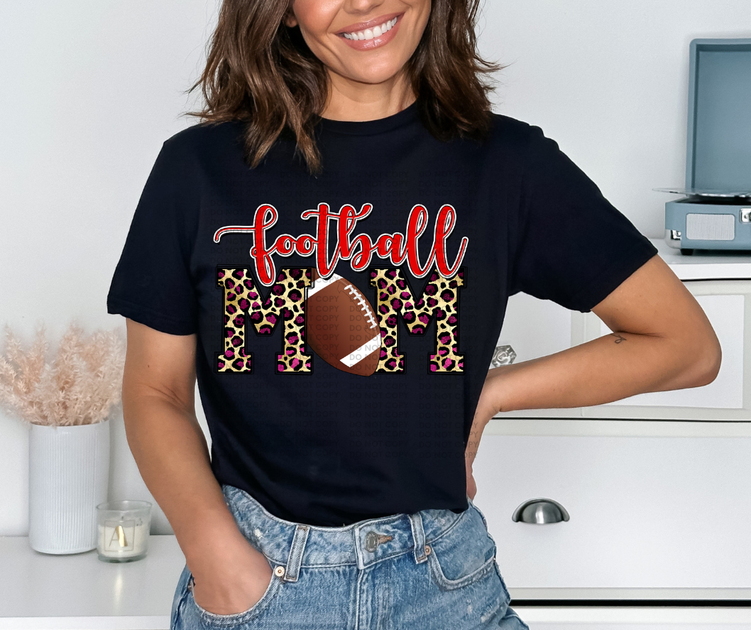 Football mom-red