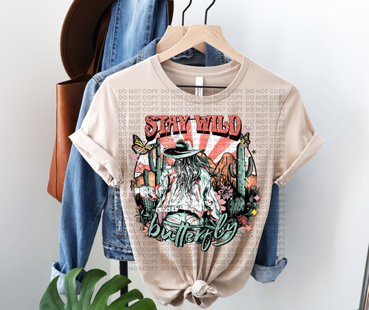 Stay wild butteryfly