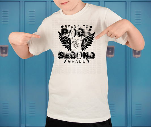 Ready to rock second grade- black