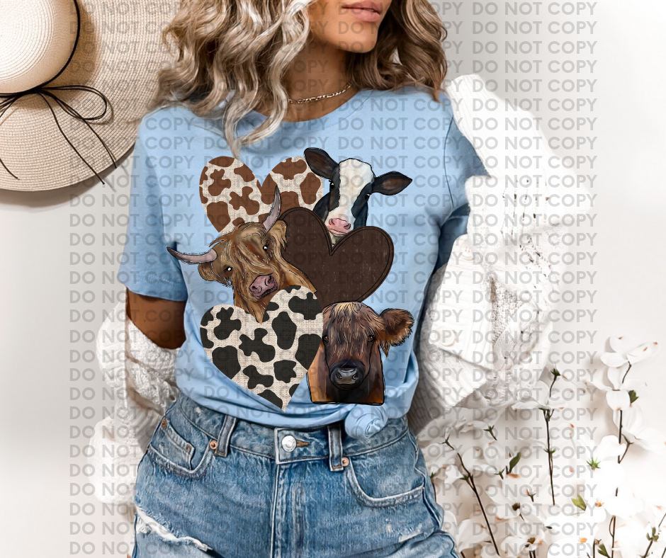 Heart cows