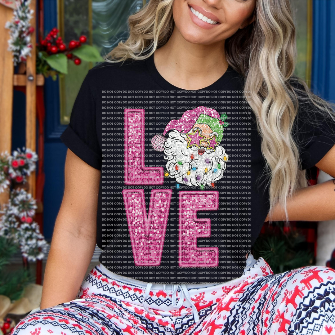 Love lighted santa