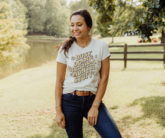 Busy doing birthday month stuff