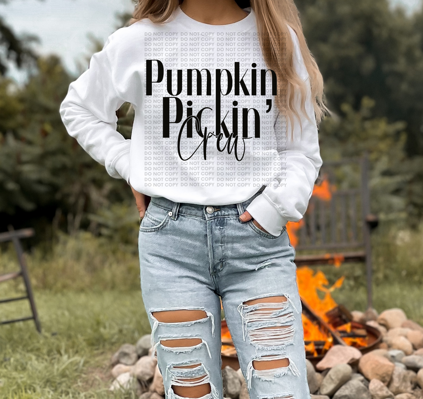 Pumpkin pickin' crew