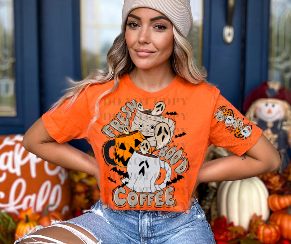 Fresh boo'd coffee