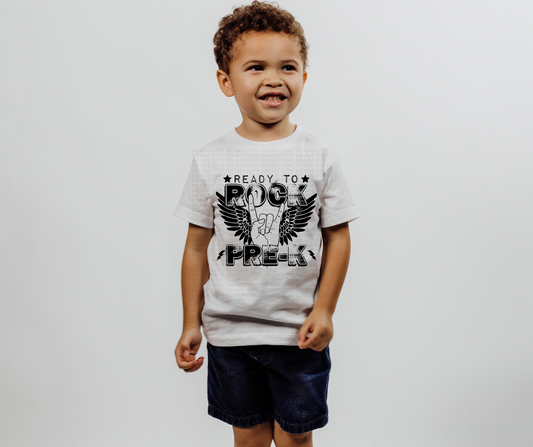 Ready to rock pre k- black