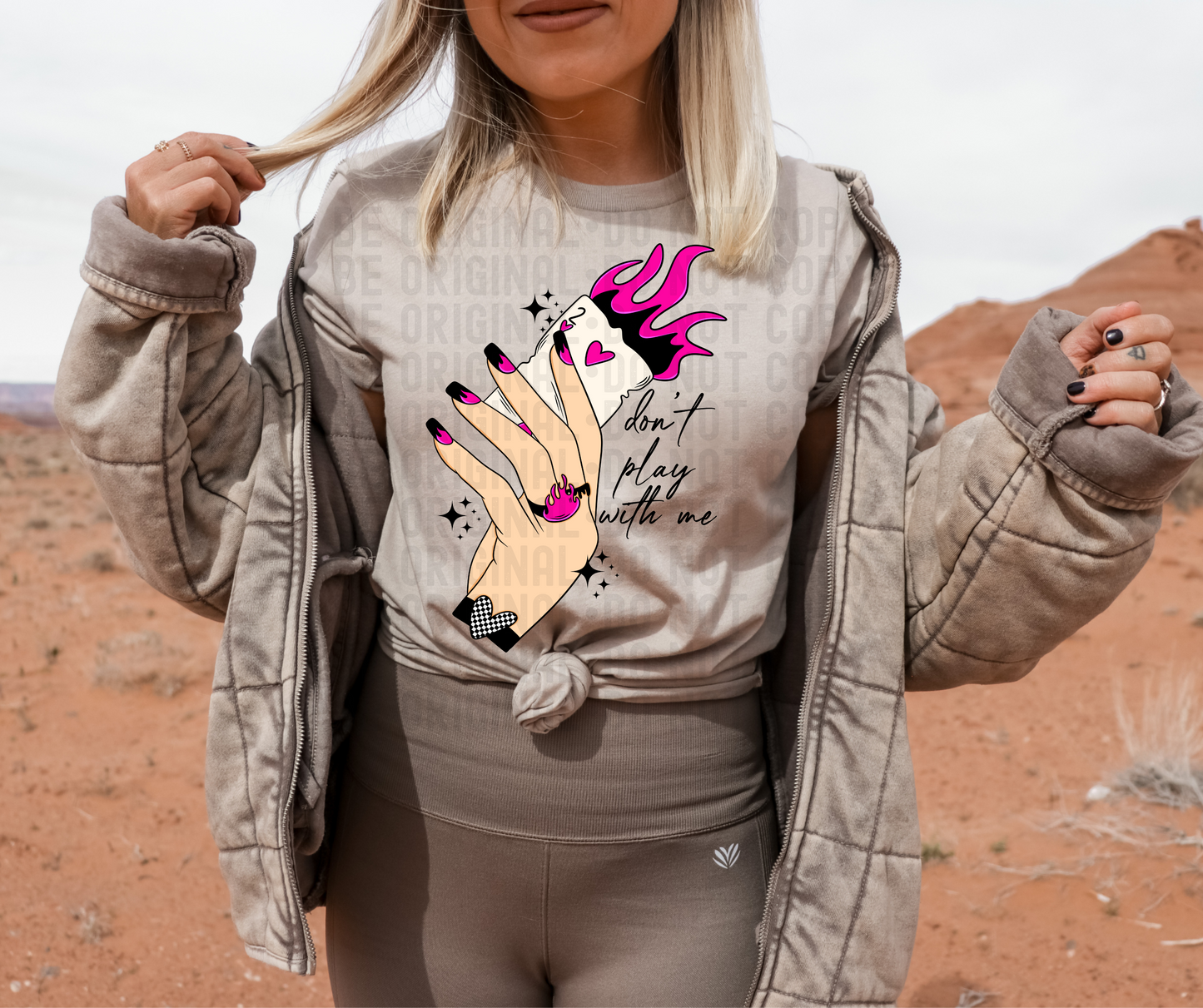 Don't play with me pink