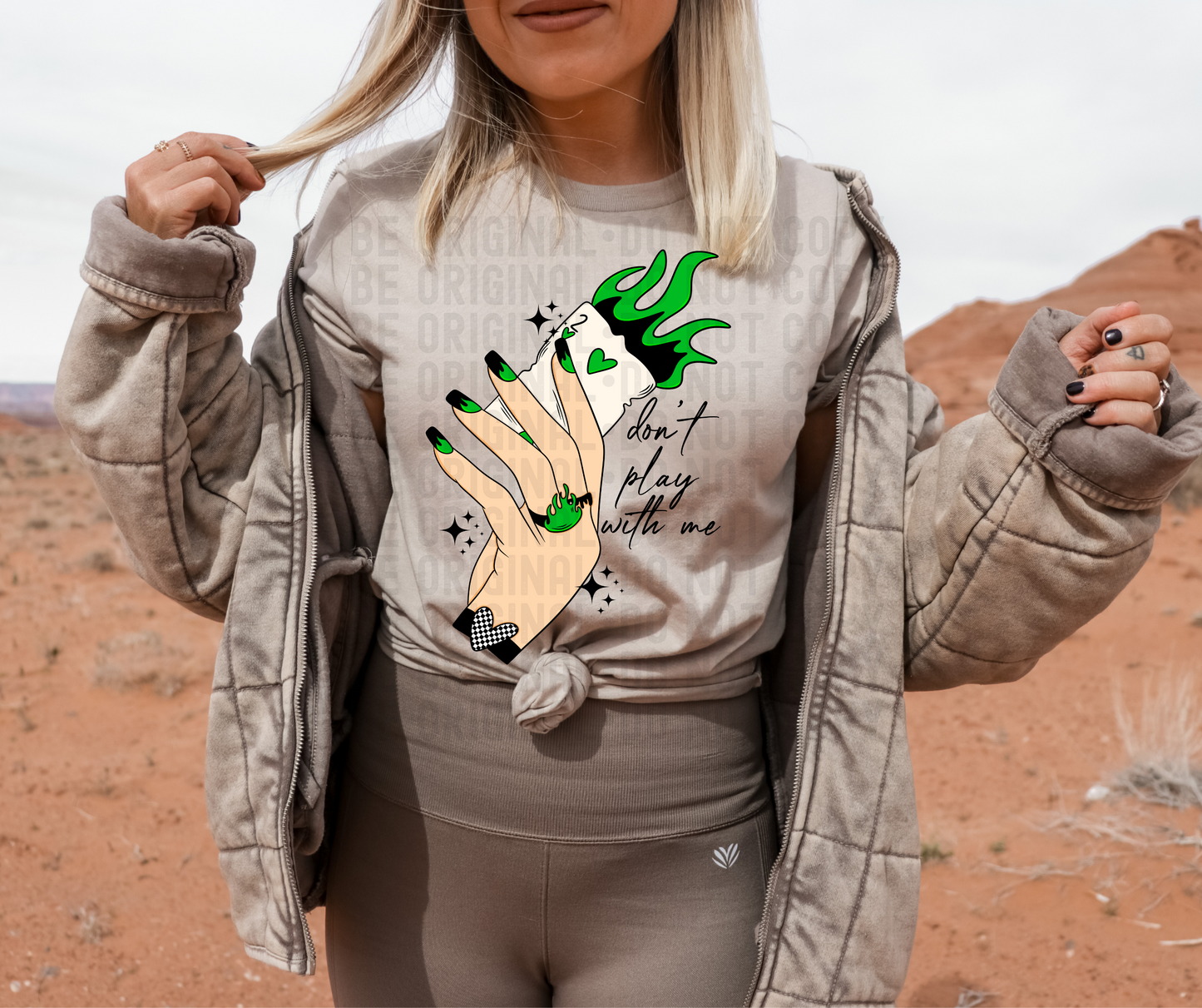 Don't play with me green