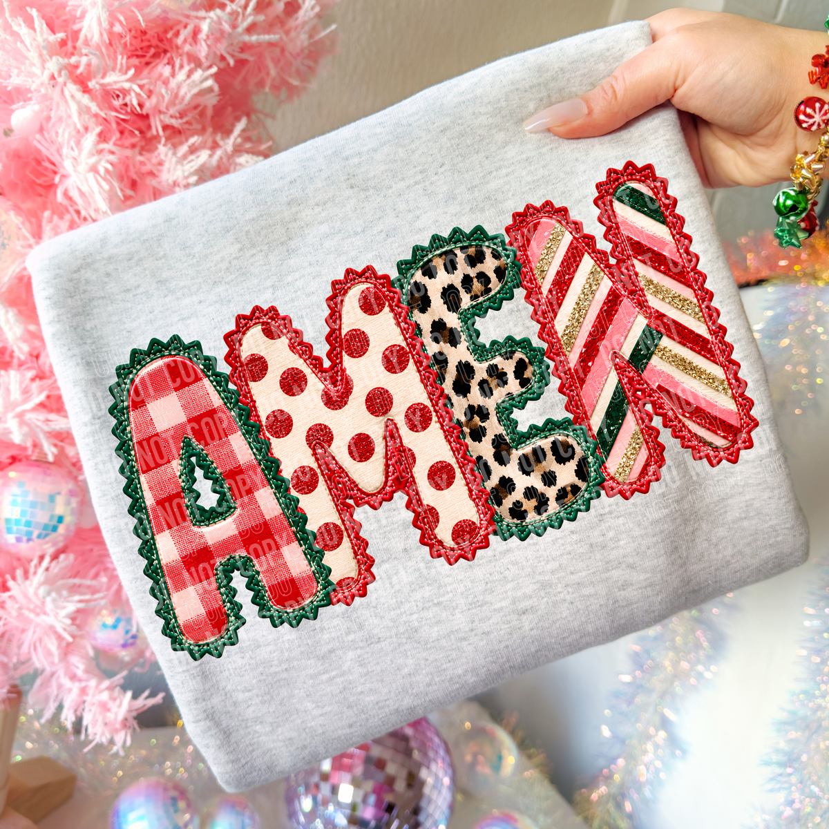 Amen faux effect