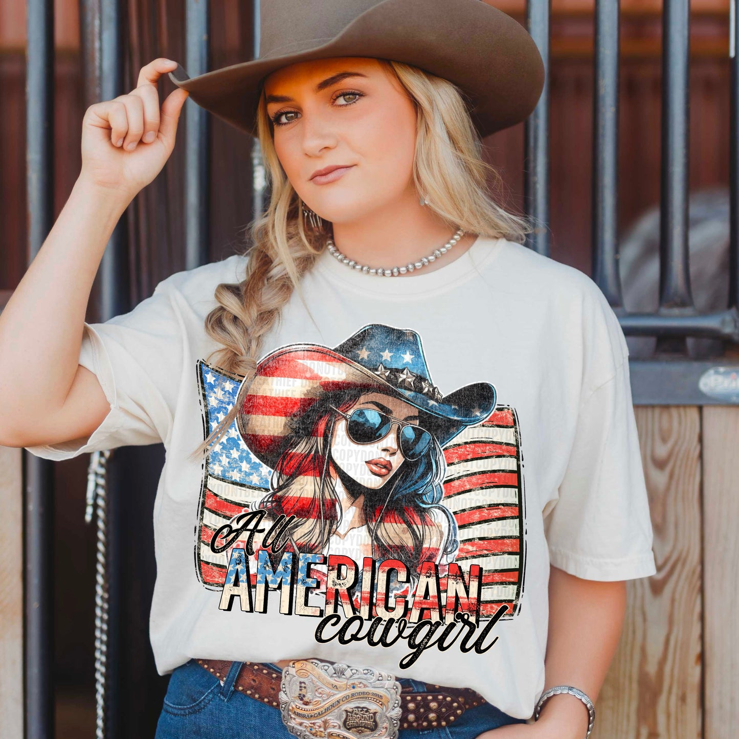 All American cowgirl