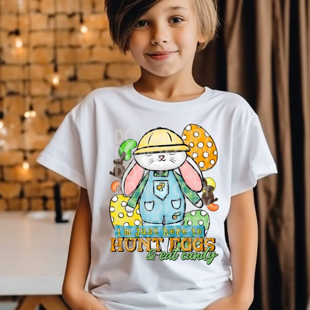 I'm just here to hunt eggs and eat candy