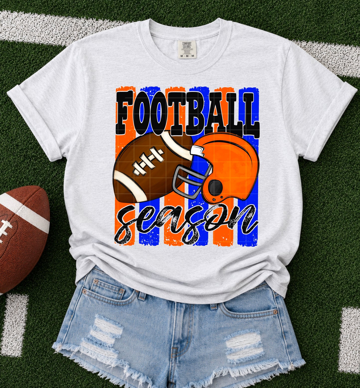 Football Season orange & blue