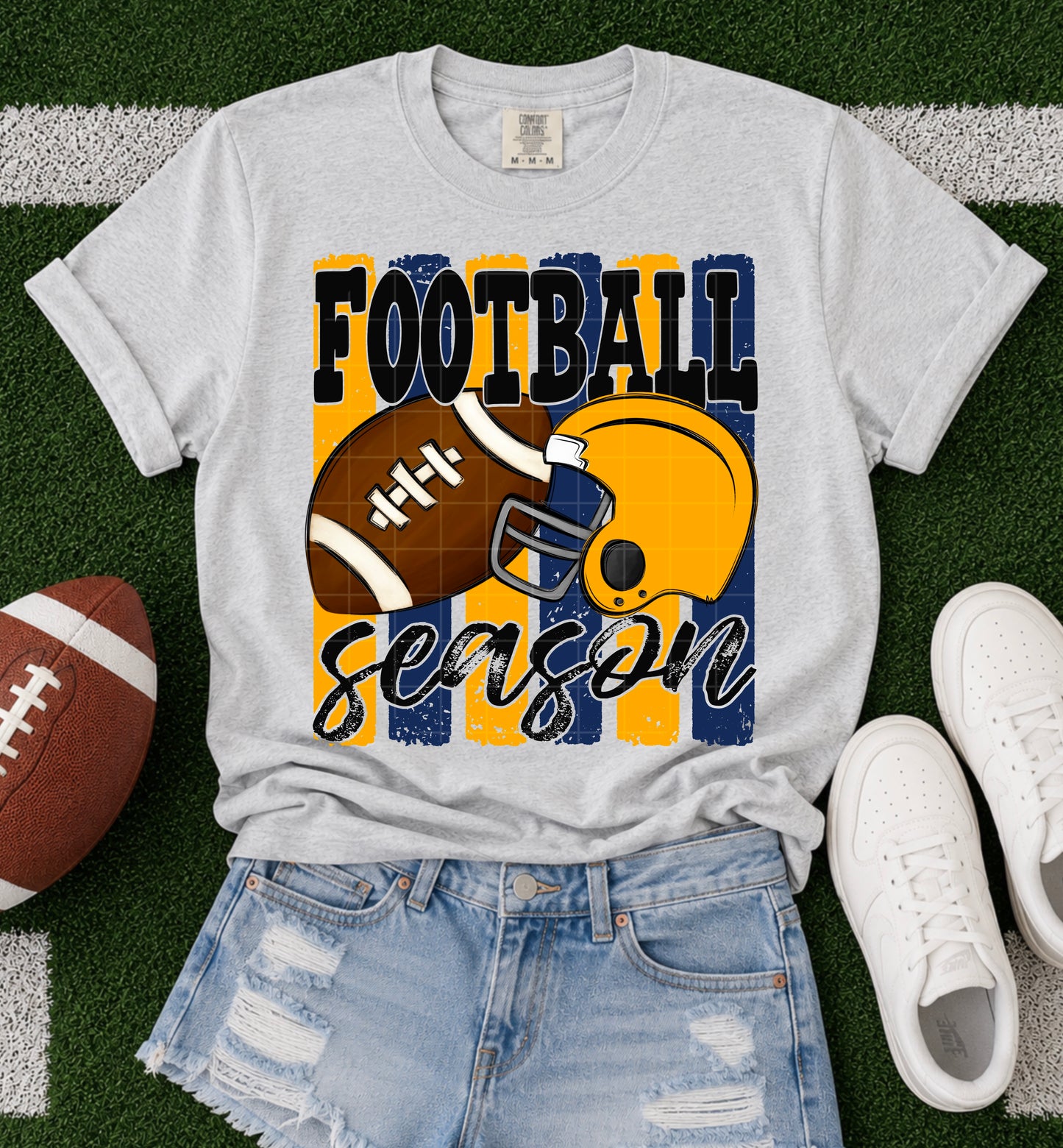 Football Season Navy & Gold