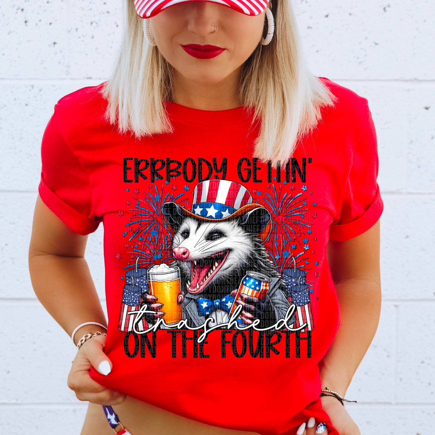 Errbody gettin' trashed on the fourth