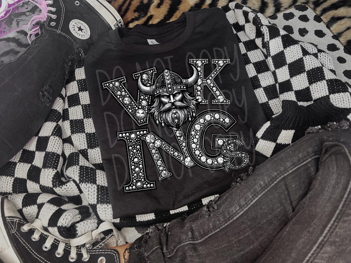 Faux Rhinestone Vikings