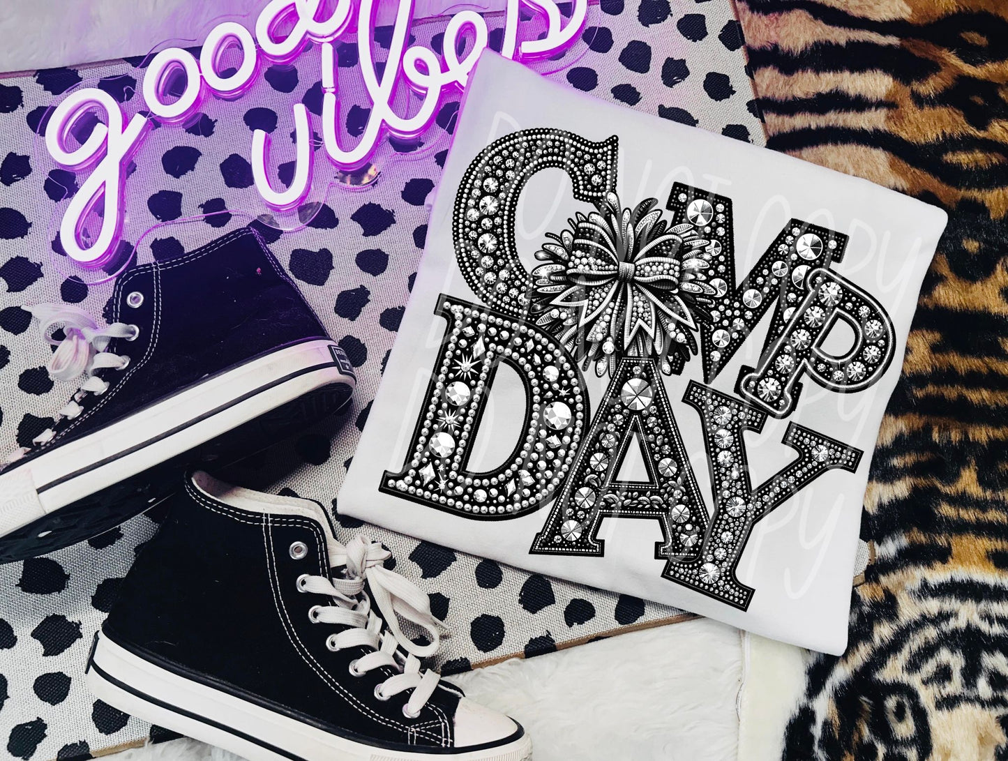 Faux Rhinestone cheer camp day