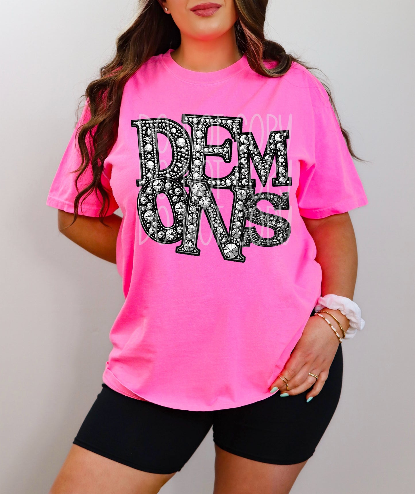 Faux Rhinestone Demons