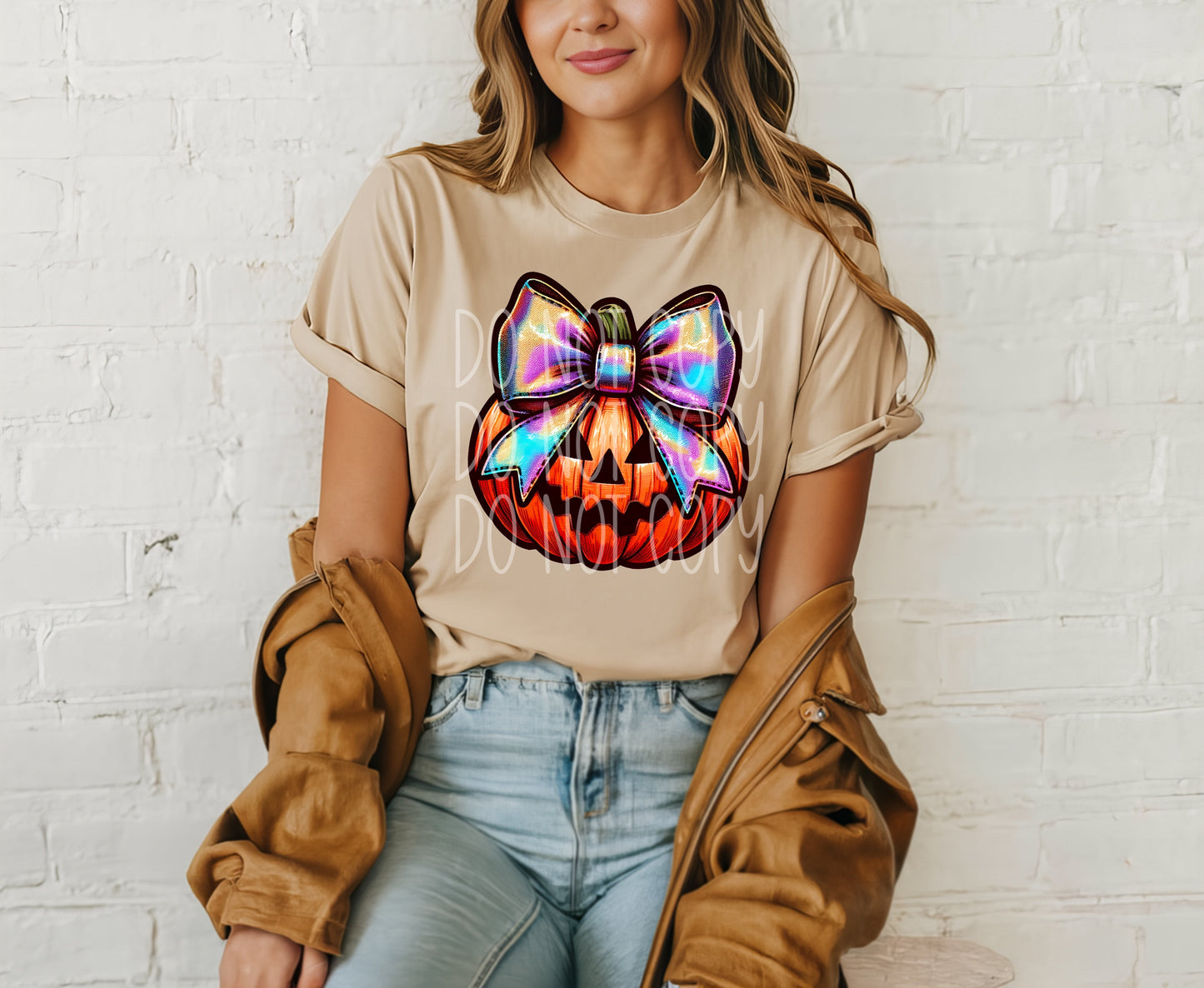 Pumpkin with bow