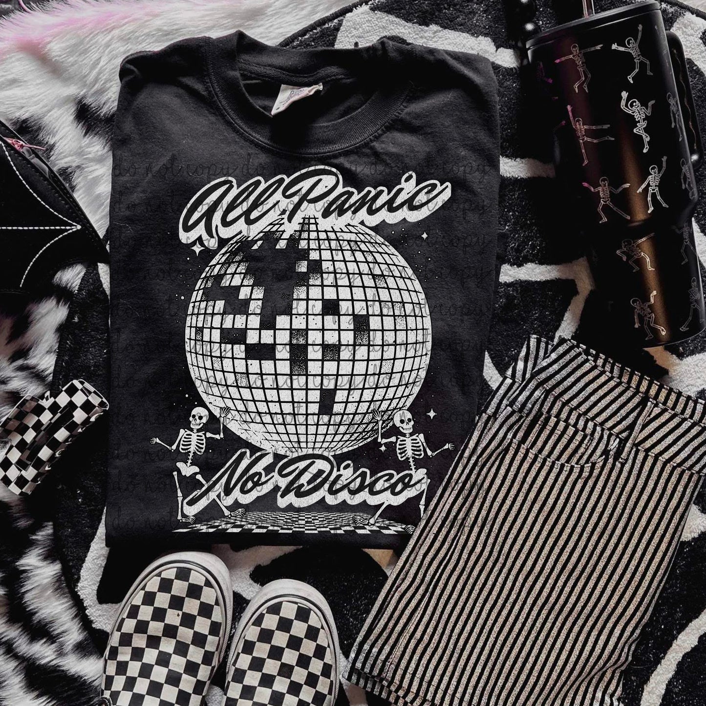 All panic no disco ( white font)