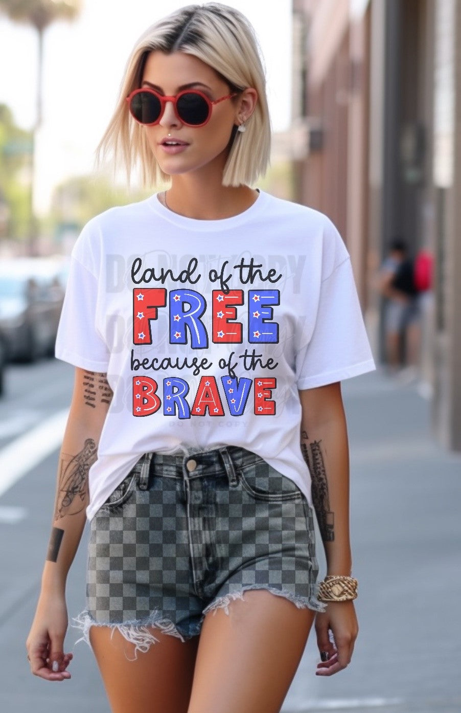 Land of the free because of the brave