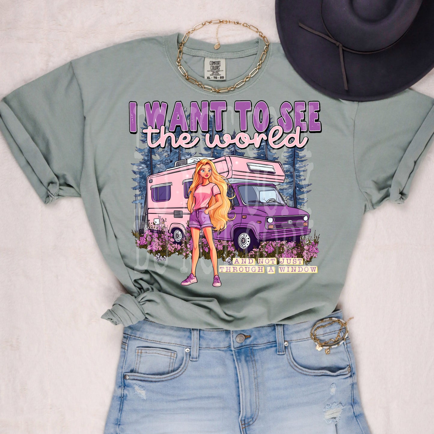 I want to see the world and not just through a window