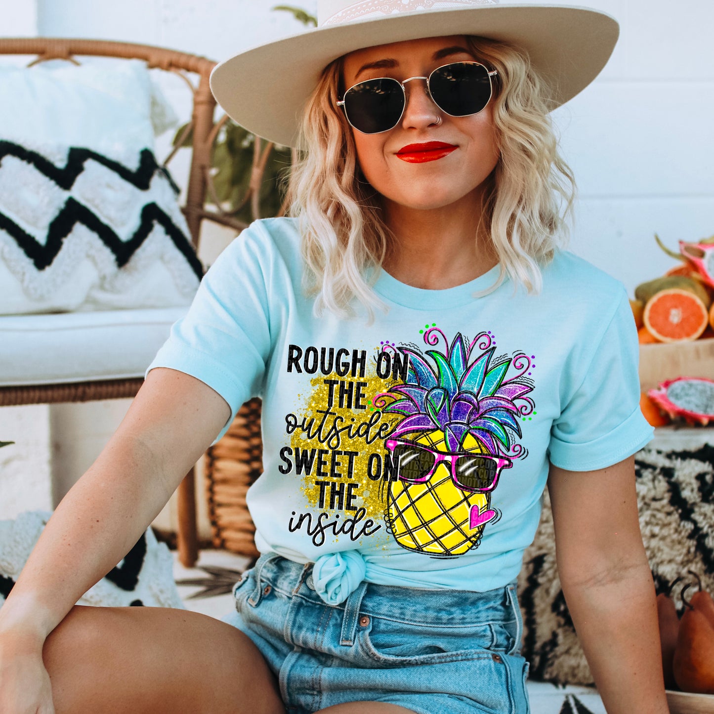 Rough on the outside sweet on the inside