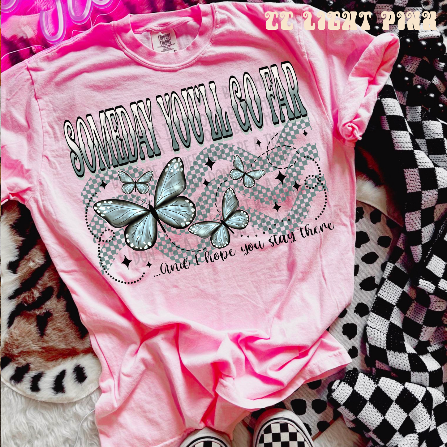 Someday you'll go far.. and I hope you stay there turquoise design
