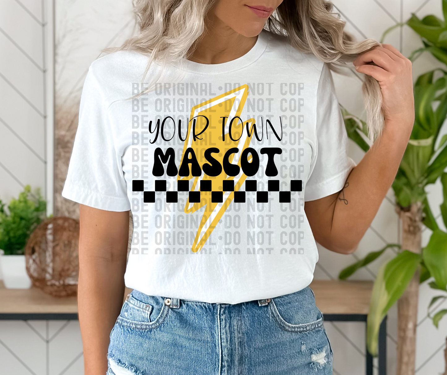 Customized Lightening bolt design