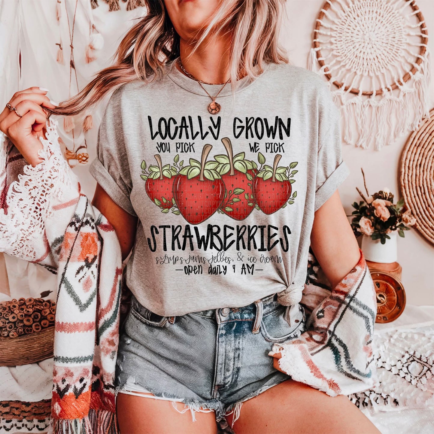 Locally grow strawberries
