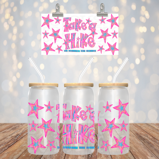 Take a hike 16oz libbey wrap