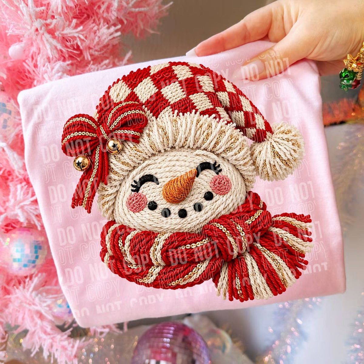 Snowman (faux yarn)