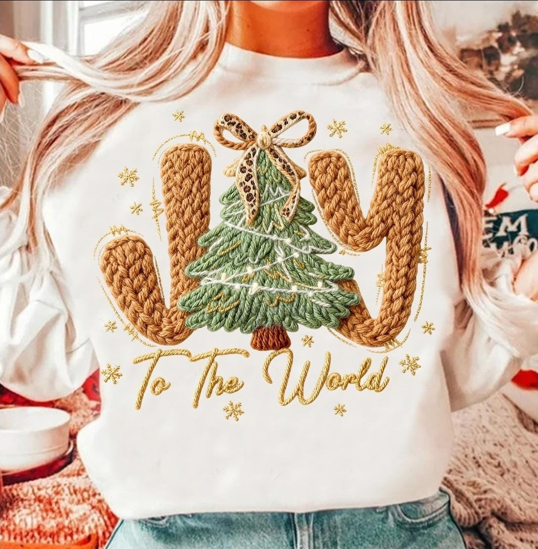 Joy to the world (faux effect)