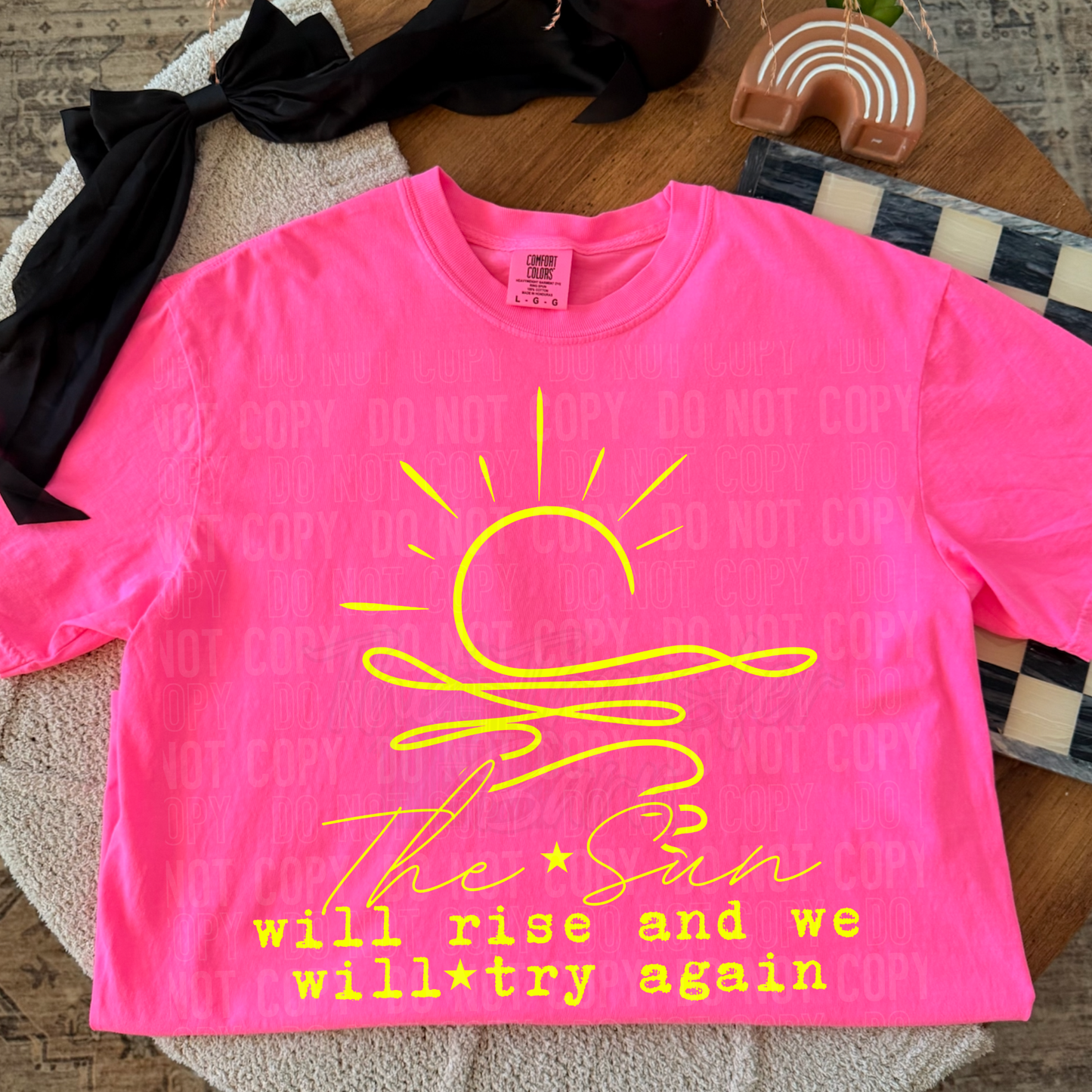 The sun will raise and we will try again