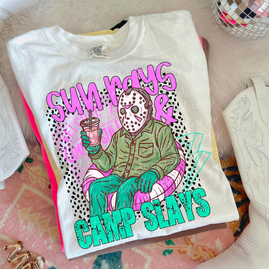 Sun rays and camp slays