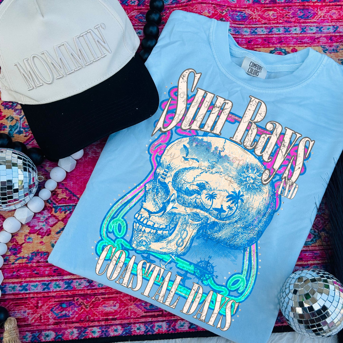 Sunshine rays and coastal days