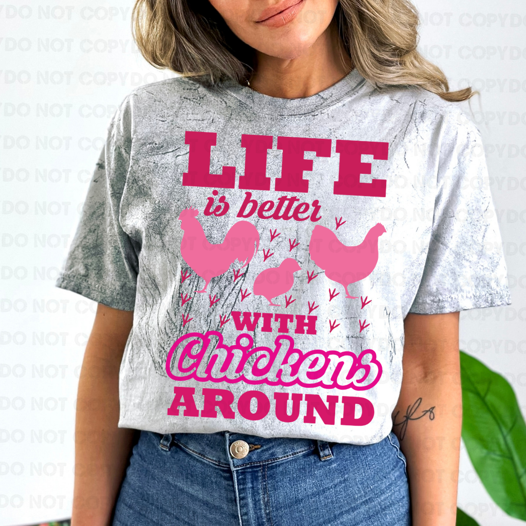 Life is better with chickens around