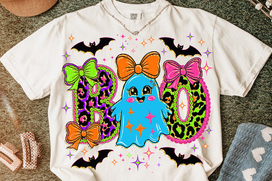 Boo with bows and bats
