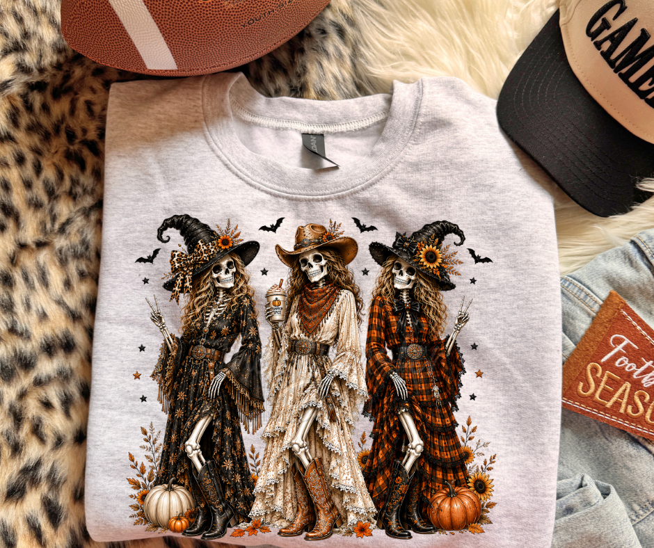 Fall cowgirl witches
