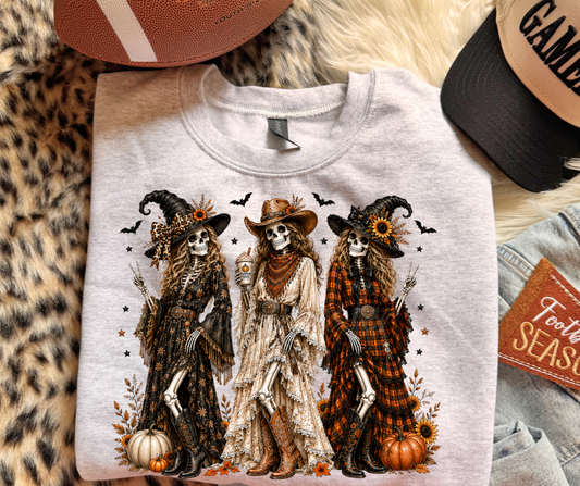 Fall cowgirl witches