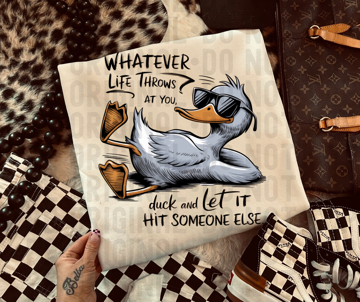 Whatever life throws at you, duck and let it hit someone else