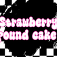 Strawberry pound cake scented freshies