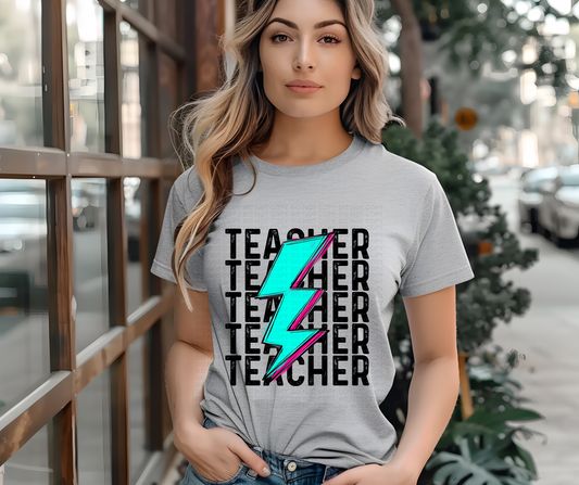 Teacher lightening bolt