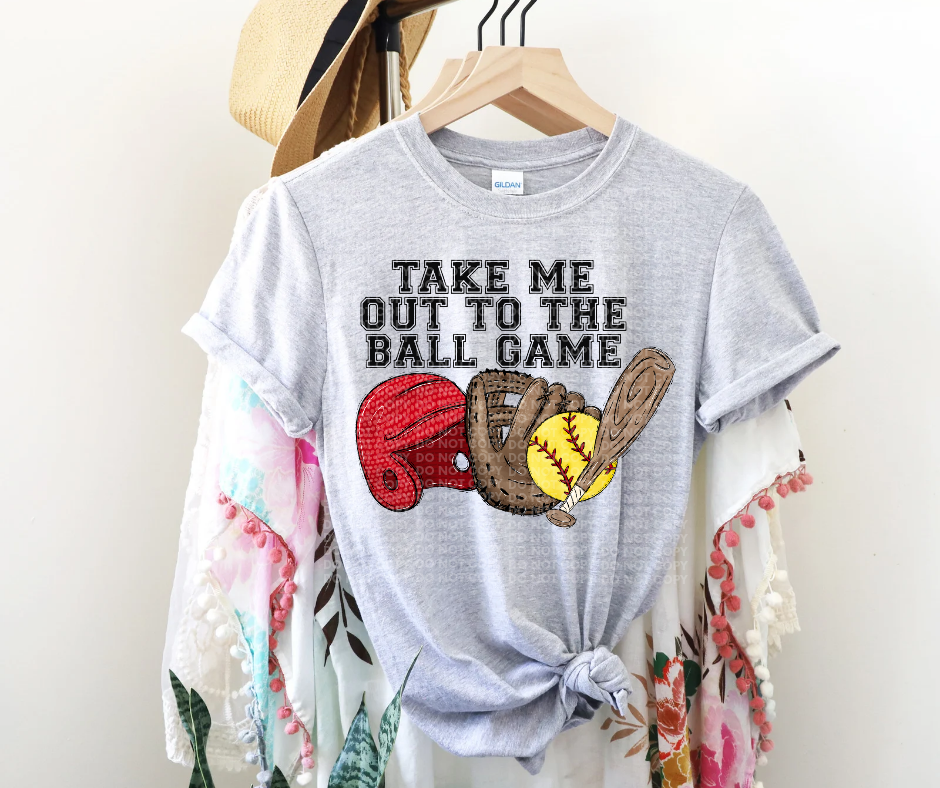 Take me out to the ball park- softball