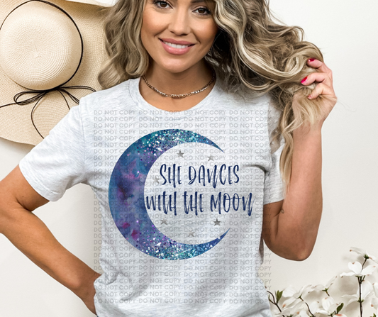 She dances with the moon