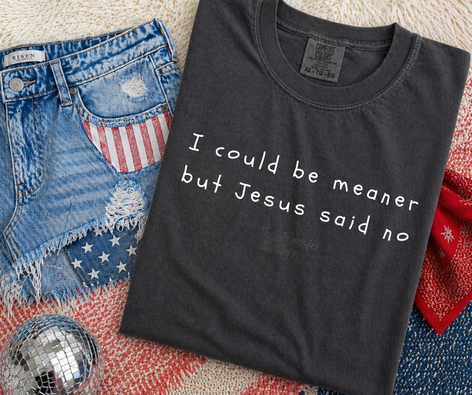 I could be meaner but Jesus said no