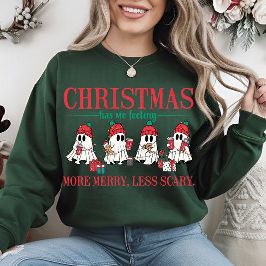 Christmas has me feeling more merry, less scary.