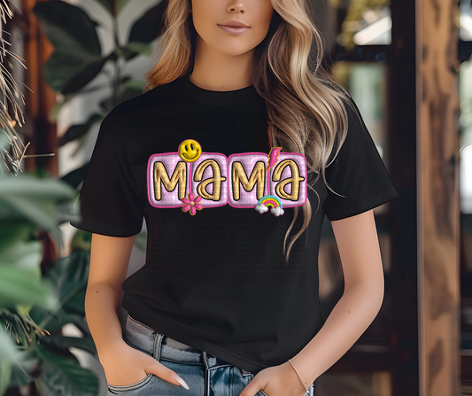 Mama bubble(effect) letters