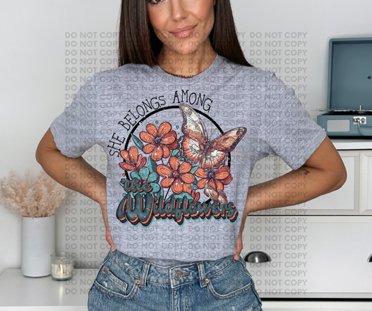 She belongs among the wildflowers