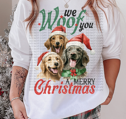 We woof you a Merry Christmas